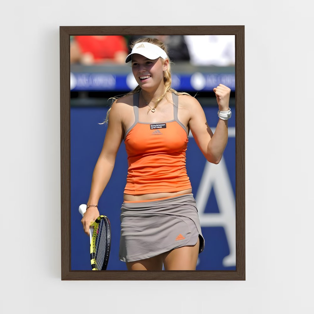 Poster Ace en Orange – affiche Tennis (vue 5)